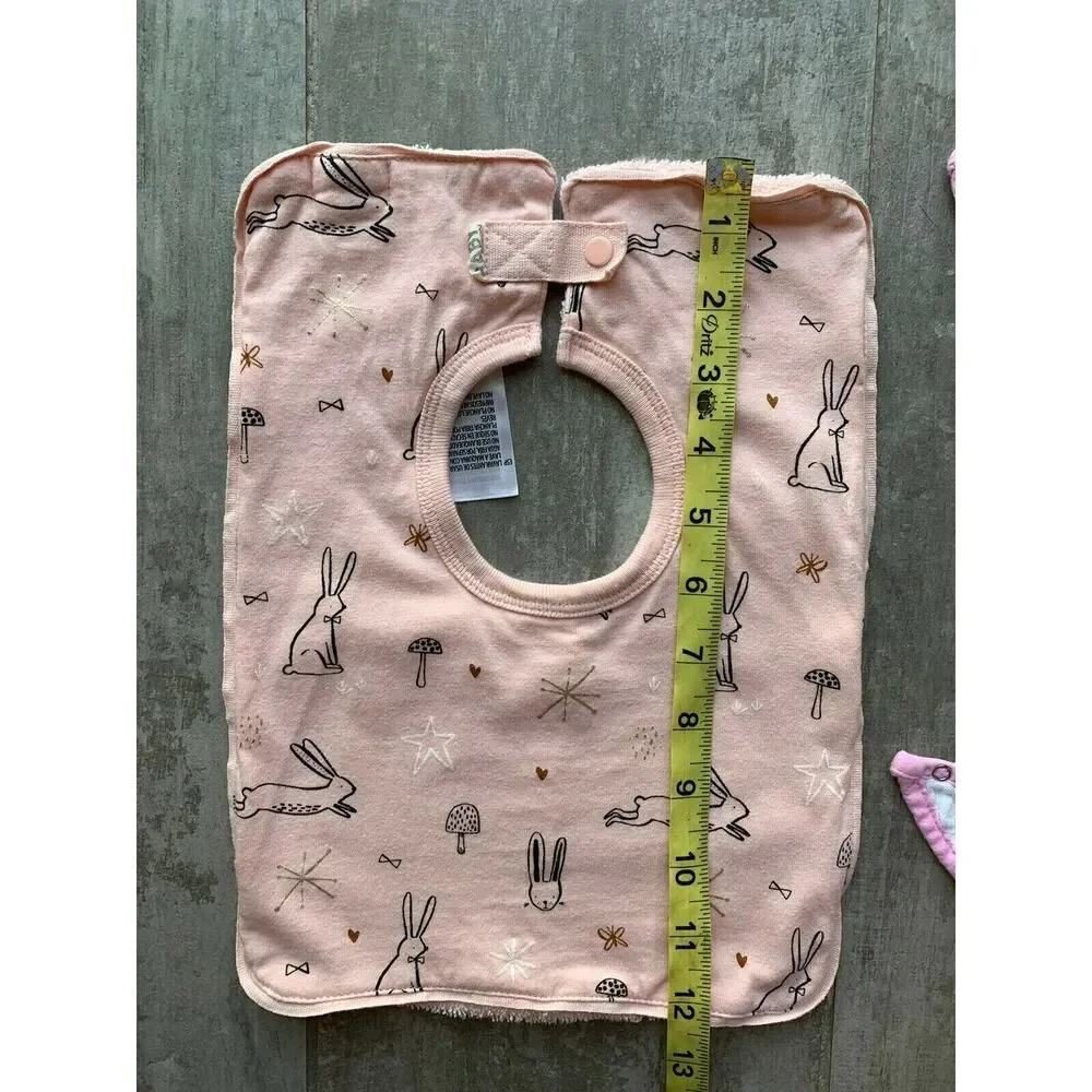 ADEN & ANAIS Lot 3 Baby Muslin Cotton Bandana Bib COTTON ON Square Bib EUC
